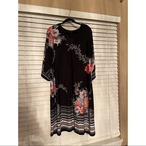 Blossom black dress